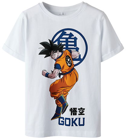 Name It T-shirt - NkmParly Dragon Ball Z - Bright White Name It T-shirt - NkmParly Dragon Ball Z - Bright White