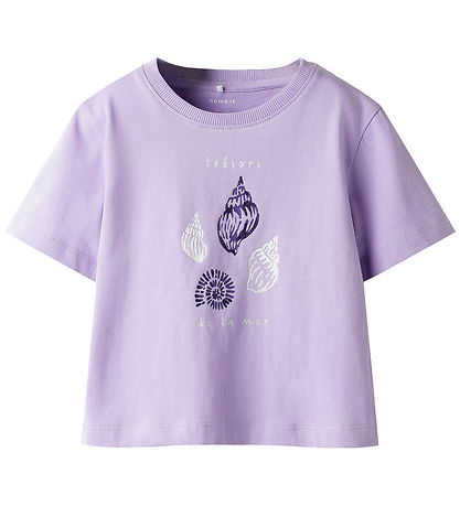 Name It T-shirt - NmfHaline - Lavendula Name It T-shirt - NmfHaline - Lavendula