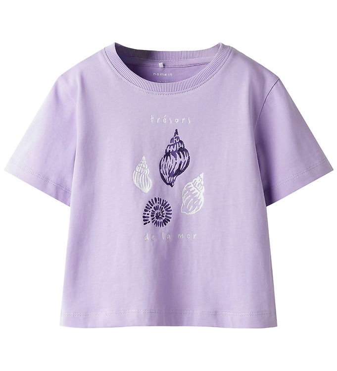 Name It T-shirt - NmfHaline - Lavendula