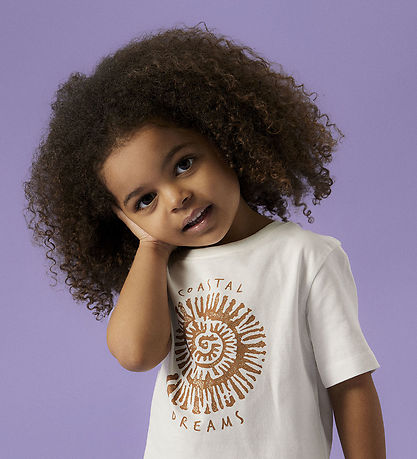 Name It T-shirt - NmfHaline - Cloud Dancer