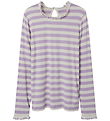 Name It Bluse - NkfPrakula - Lavendula/Bright White