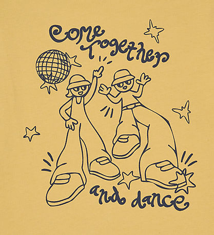 Müsli T-shirt - Dance - Moss m. Print