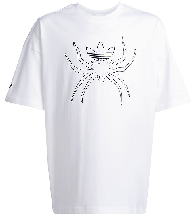 adidas Originals T-shirt - Hvid m. Edderkop