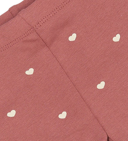 The New Siblings Leggings - TnsbNova - Withered Rose m. Hjerter The New Siblings Leggings - TnsbNova - Withered Rose m. Hjerter