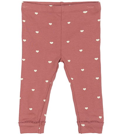 The New Siblings Leggings - TnsbNova - Withered Rose m. Hjerter The New Siblings Leggings - TnsbNova - Withered Rose m. Hjerter