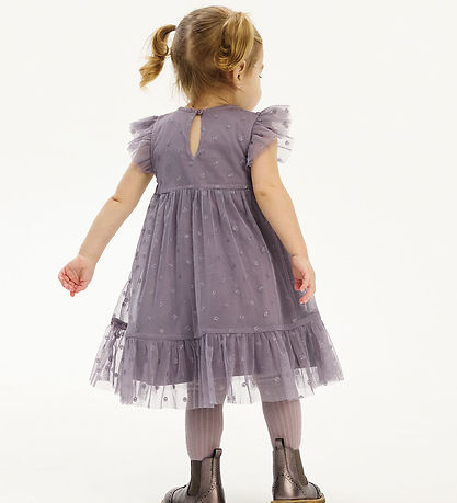 The New Siblings Kjole - TnstPoppy - Gray Ridge m. Smileys