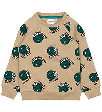 The New Siblings Sweatshirt - TnstPhil - Humus m. Smileys The New Siblings Sweatshirt - TnstPhil - Humus m. Smileys