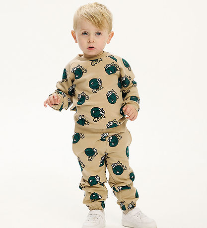 The New Siblings Sweatshirt - TnstPhil - Humus m. Smileys