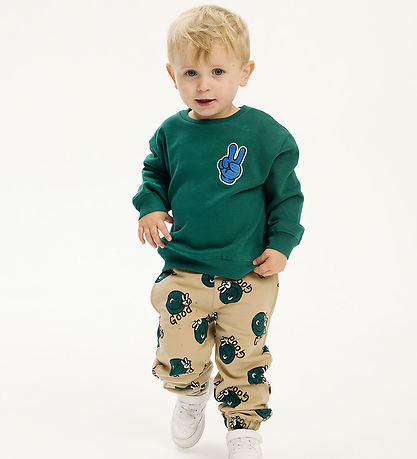 The New Siblings Sweatshirt - TnstPhineas - Alpine Green m. Smil