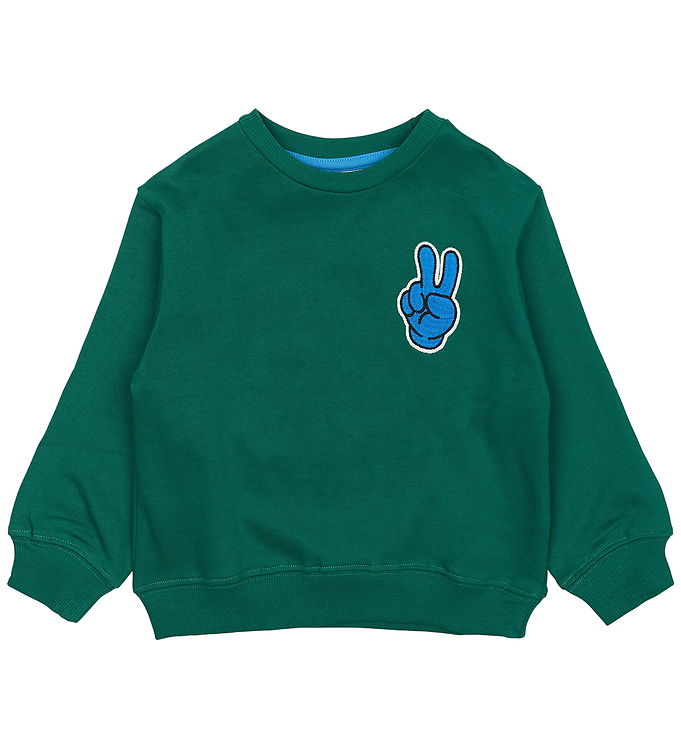 The New Siblings Sweatshirt - TnstPhineas - Alpine Green m. Smil
