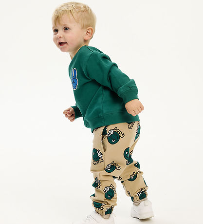 The New Siblings Sweatpants - TnstPhil - Humus m. Smileys The New Siblings Sweatpants - TnstPhil - Humus m. Smileys