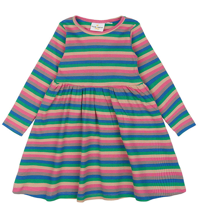 The New Siblings Kjole - Rib - TnstPolly - Multi Striped