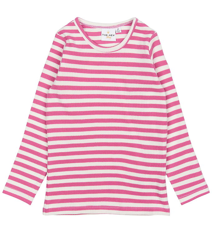 The New Siblings Bluse - Rib - TnstFro - Ibis Rose Striped