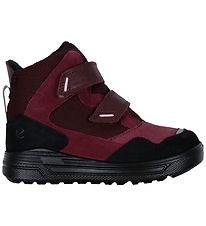 Ecco Vinterstøvler - Urban Snow K Mid - Black/Red Plum/Dark Ruby Ecco Vinterstøvler - Urban Snow K Mid - Black/Red Plum/Dark Ruby