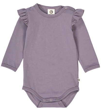 Müsli Body l/æ - Cozy Me Frill - Lilac Fog Müsli Body l/æ - Cozy Me Frill - Lilac Fog
