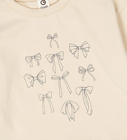 Müsli Bluse - Bow - Oak Müsli Bluse - Bow - Oak