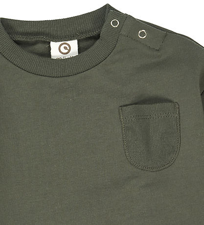 Müsli Sweatshirt - Baby - Cozy Me Pocket - Deep Green Müsli Sweatshirt - Baby - Cozy Me Pocket - Deep Green