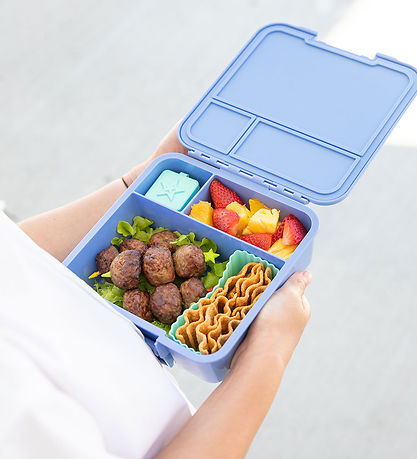 MontiiCo Indsatser - 3-pak - Bento Cups - Silikone - Marine