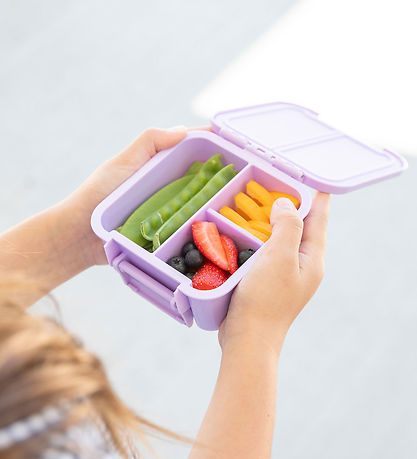 MontiiCo Snackboks m. 3 rum - Bento Two - 500 ml - Lilac MontiiCo Snackboks m. 3 rum - Bento Two - 500 ml - Lilac
