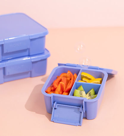 MontiiCo Snackboks m. 3 rum - Bento Two - 500 ml - Splash MontiiCo Snackboks m. 3 rum - Bento Two - 500 ml - Splash