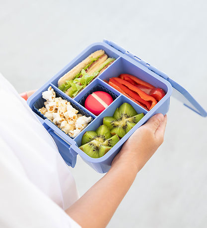 MontiiCo Madkasse m. 5 rum - Bento Five - 980 ml - Splash