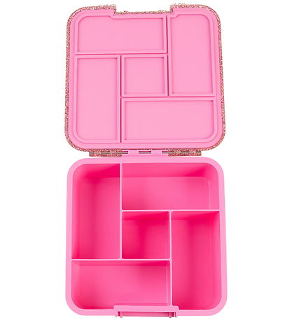 MontiiCo Madkasse m. 5 rum - Bento Five - 980 ml - Floss Glitter MontiiCo Madkasse m. 5 rum - Bento Five - 980 ml - Floss Glitter