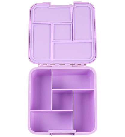 MontiiCo Madkasse m. 5 rum - Bento Five - 980 ml - Lilac MontiiCo Madkasse m. 5 rum - Bento Five - 980 ml - Lilac