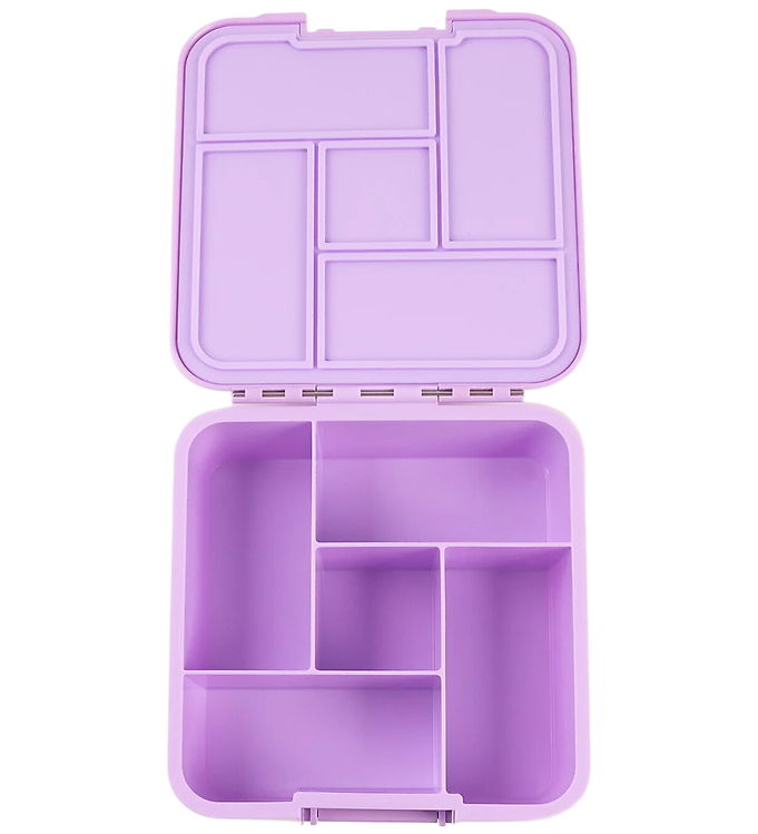 MontiiCo Madkasse m. 5 Rum - Bento Five - 980 ml - Lilac