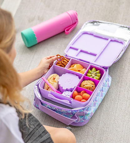 MontiiCo Madkasse m. 4 rum - Bento Feast - 2000 ml - Lilac