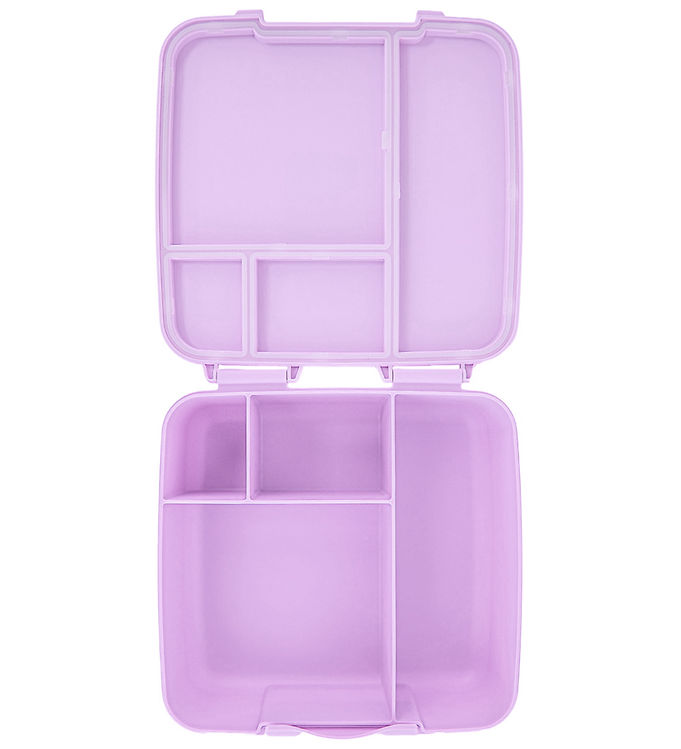 MontiiCo Madkasse m. 4 Rum - Bento Feast - 2000 ml - Lilac