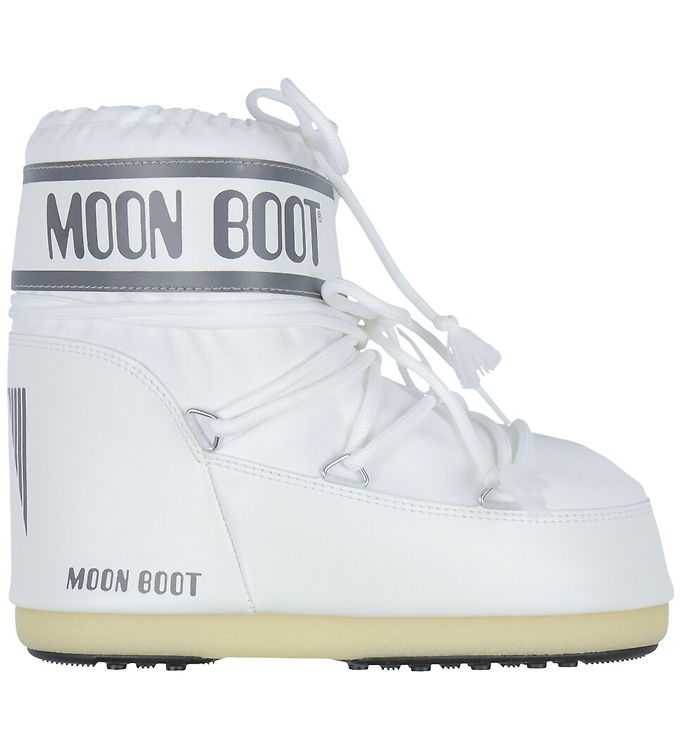 Moon Boot Vinterstøvler - Icon Low Nylon - Hvid Mono