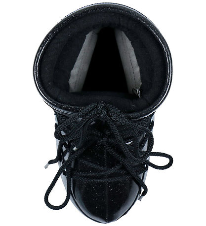 Moon Boot Vinterstøvler - Icon Low Glitter - Sort