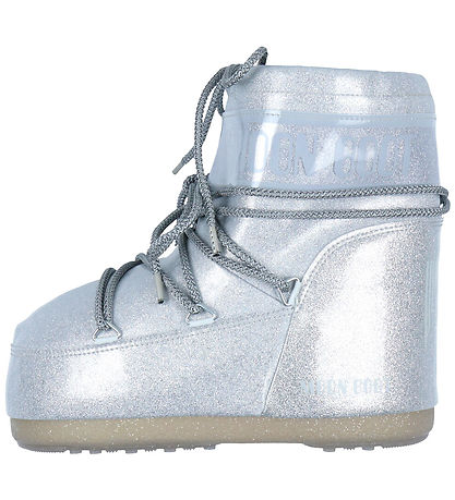 Moon Boot Vinterstøvler - Icon Low Glitter - Silver Moon Boot Vinterstøvler - Icon Low Glitter - Silver