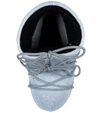 Moon Boot Vinterstøvler - Icon Low Glitter - Silver