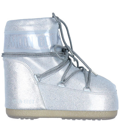 Moon Boot Vinterstøvler - Icon Low Glitter - Silver Moon Boot Vinterstøvler - Icon Low Glitter - Silver