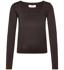 Rosemunde Bluse - RKBillie - Vendbar - Ganache Rosemunde Bluse - RKBillie - Vendbar - Ganache