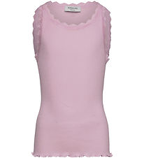 Rosemunde Top - RkBalta - Rib - Dawn pink m. Blonder Rosemunde Top - RkBalta - Rib - Dawn pink m. Blonder