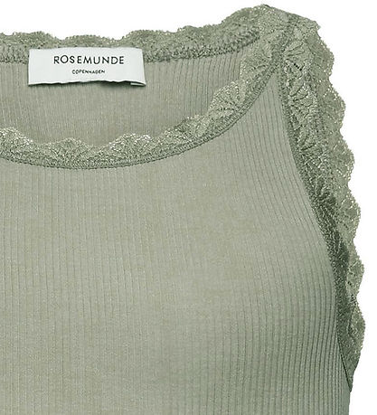 Rosemunde Top - RkBalta - Rib - Abbey Stone m. Blonder
