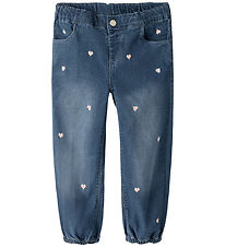 Name It Jeans - NmfRose - Dark Blue Denim/Hearts Emb Name It Jeans - NmfRose - Dark Blue Denim/Hearts Emb