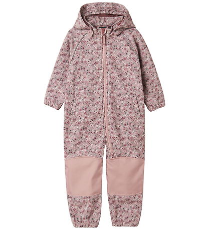 Name It Softshelldragt m. Fleece - Noos - NmfAlfa - Woodrose/Blo Name It Softshelldragt m. Fleece - Noos - NmfAlfa - Woodrose/Blo