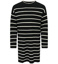 Kids Only Kjole - Strik - Rib - KogIbi - Black/Whitecap Grey Kids Only Kjole - Strik - Rib - KogIbi - Black/Whitecap Grey