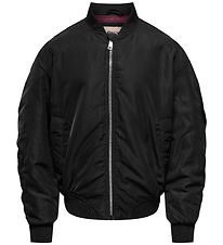Kids Only Bomberjakke - KogMinna - Black/Mauve Wine Kids Only Bomberjakke - KogMinna - Black/Mauve Wine