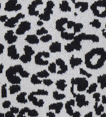 Kids Only Bluse - Uld - Strik - KogDora - Birch/Black Leo