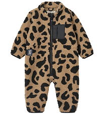 Liewood Fleecedragt - Nolano - Mega Leo/Oat Mix Liewood Fleecedragt - Nolano - Mega Leo/Oat Mix