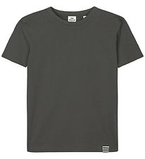 Mads Nørgaard T-shirt - Fine Jersey Thorlino - Asphalt Mads Nørgaard T-shirt - Fine Jersey Thorlino - Asphalt