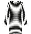 Mads Nørgaard Kjole - Rib - Stripe Dubina - Sort/Vanilla Ice