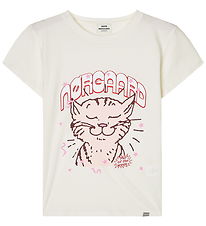 Mads Nørgaard T-shirt - Tuvina Print - Vanilla Ice Mads Nørgaard T-shirt - Tuvina Print - Vanilla Ice