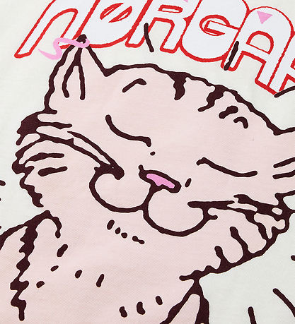 Mads Nørgaard T-shirt - Tuvina Print - Vanilla Ice