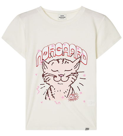 Mads Nørgaard T-shirt - Tuvina Print - Vanilla Ice