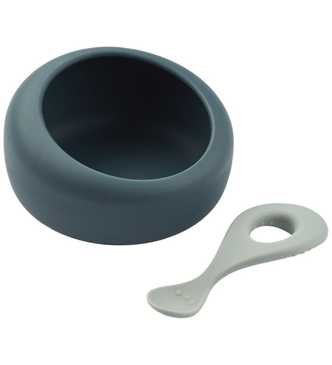 Liewood Spisesæt - Silikone - 2 Dele - Sparia - Whale Blue/Dove